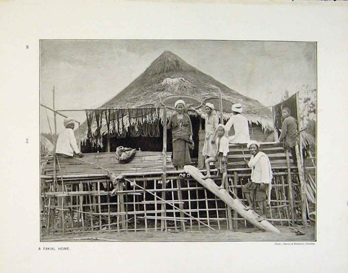 Old antique print fakial home - old,