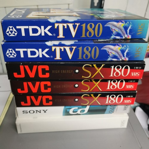 Vhs blank video cassette - 7, x