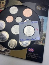 Royal Mint 2009 Kew Gardens 50p Coin Genuine Brilliant Uncirculated BUNC BU - A