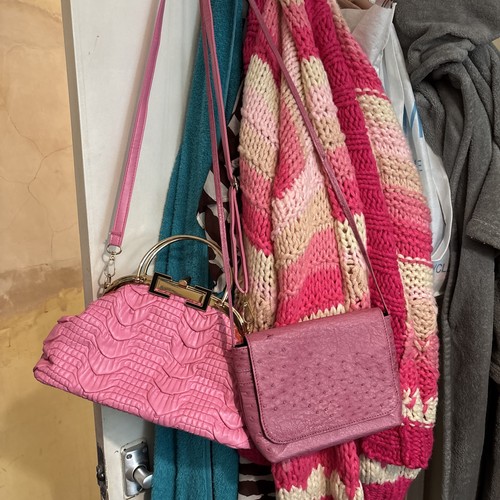 Ladies pink crossbody bags - ladies,