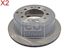 FEBI x2pcs Rear Brake Disc For