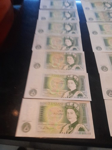 Old one pound - old, note