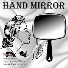 Hand held mirror salon style - hand,