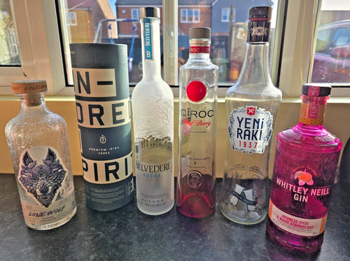 Empty vodka rum alcohol - 5,