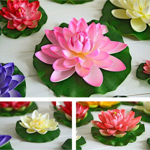 5pcs artificial lotus water - 5pcs,