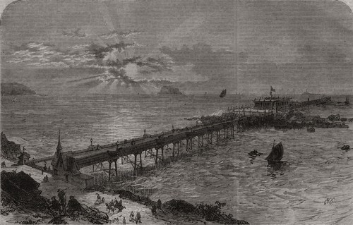 New promenade pier - , at