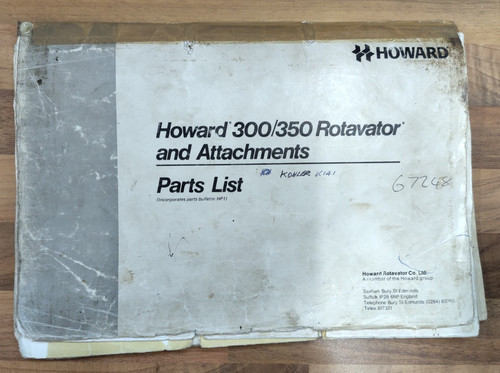 Howard 300 350 rotavator - howard, &