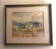 Vintage Original Watercolor