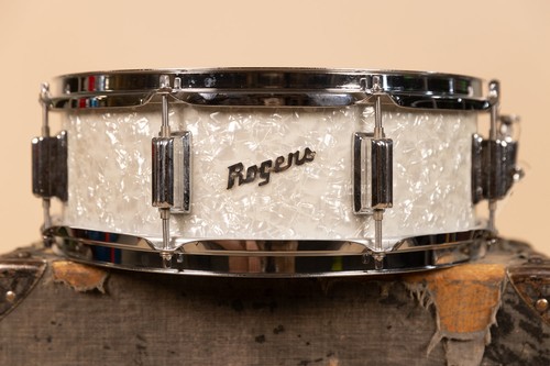 1960s rogers 5x14 - white, marine