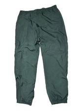 Vintage 90s Reebok Forest Green Drawstring Shell Suit Joggers XL W38 L32