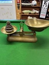 Vintage Brass Balance Scales