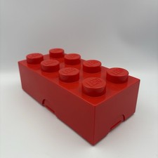 Lego Brick 8 Stud Red Storage Box Children's School Sandwich/Lucnh/Pencil Box 