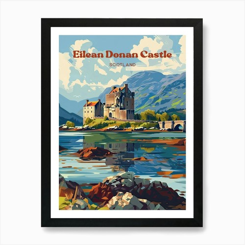 Eilean donan castle - eilean, vintage