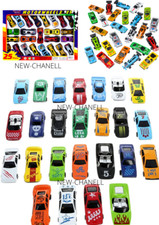 New 25pcs Metal Die Cast Kids Cars Gift Xmas F1 Racing Vehicle Children Play Toy
