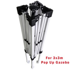 3x3m Pop Up Gazebo Replacement Frame Garden Marquee Outdoor Canopy Party Tent