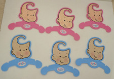 BABY BORN  6  PINK AND BLUE HANGERS FOR WARDROBE