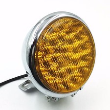 5" LED Motorcycle Headlight Cruiser Chopper Bobber For Cafe Racer Old School