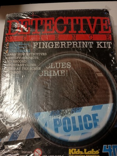 Detective science fingerprint - detective,