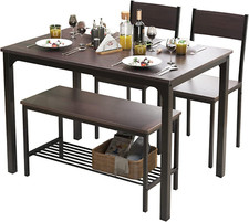 Rustic Oak 4-Piece Dining