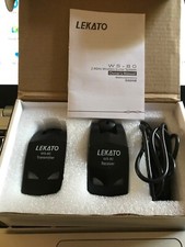 LEKATO Wireless System for Guitar Bass Transmitter Receiver 2.4GHz 4 Channel