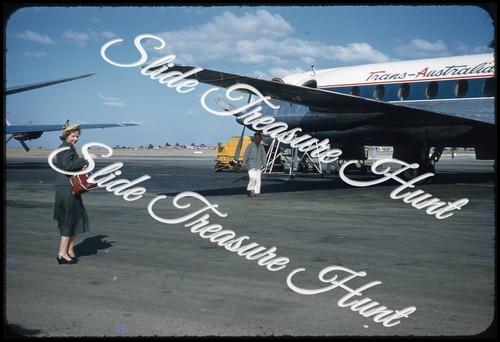 Trans australia aircraft woman - trans-australia,