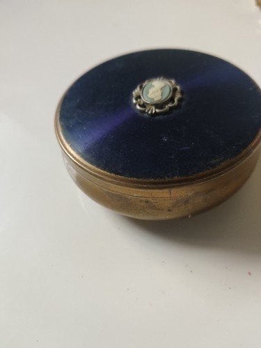 Margaret rose brass blue - rose,