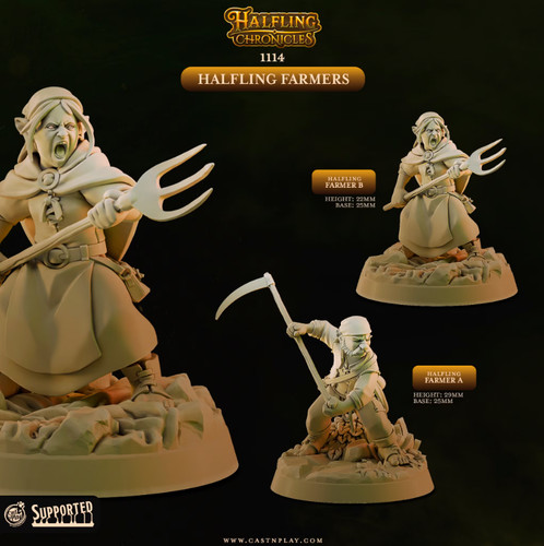 Halfling farmers dungeons - halfling,