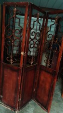 Vintage Room Divider 3 Panel
