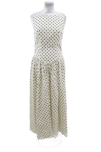 Women dress ivory polka - m&s, women's