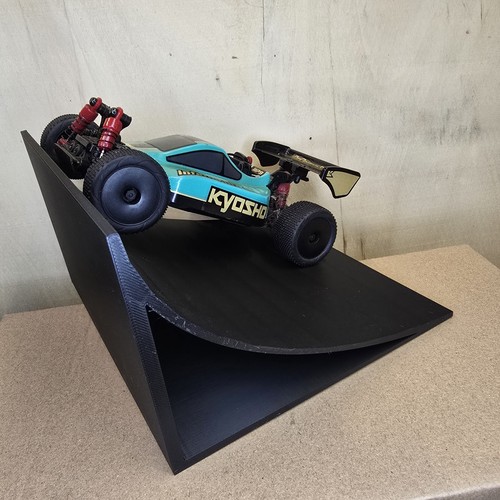 Car jumping ramp monster - car,