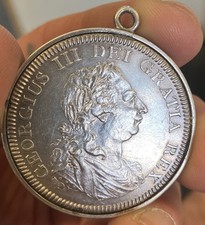 George III Silver Five Shillings/Dollar Bank of England 1804 XF