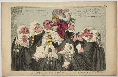 1816 judges satirical print - 1816,