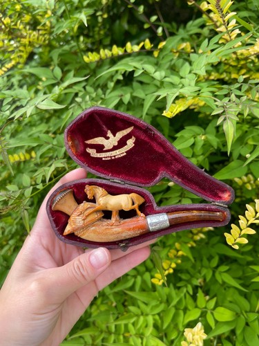Antique vienna meerschaum pipe - vienna,