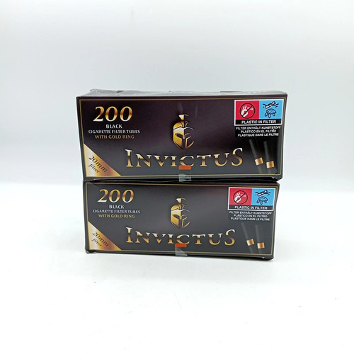 400 tubes invictus black - 400,