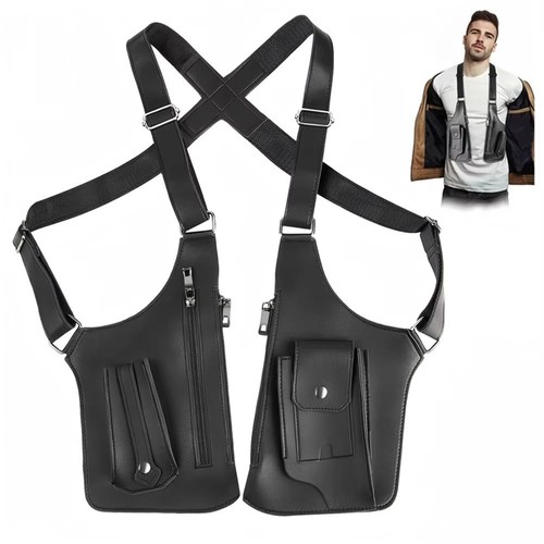 Multi pocket storage vest bag - multi-pocket,