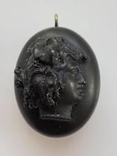 Antique Victorian Whitby Jet