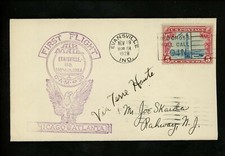 US Postal History Airmail CAM