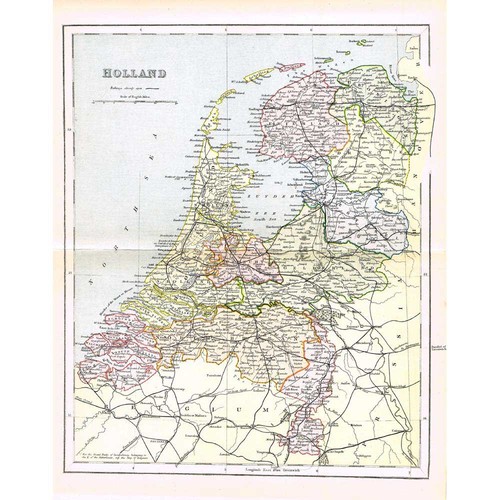Antique map 1885 - 1885,