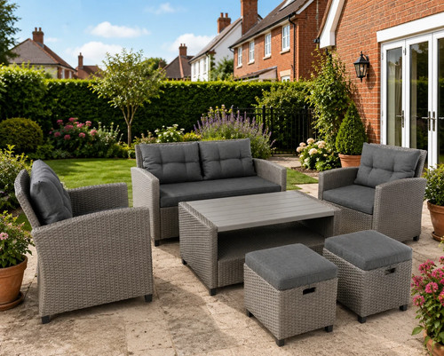 Garden furniture set brighton - furniture,