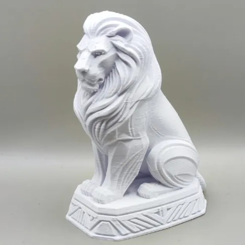 Lion sculpture modern art - lion,
