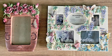 Shudehill Resin Photo Frame ROSES & Wonderful Days Resin Frame FAIRY GARDEN 3D