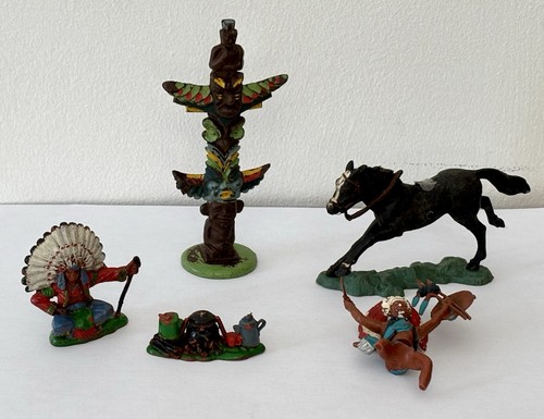 Vintage herald toys indian - vintage,