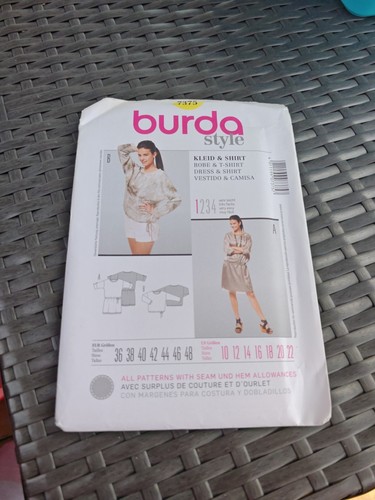 Burda 7375 dress and shirt - burda,