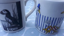 TWO SIMON DREW  Mugs: Puffin/Nuffin and Duck Turpin..Duck Chair etc.