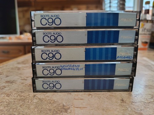 Boots c90 used blank cassette - blank,