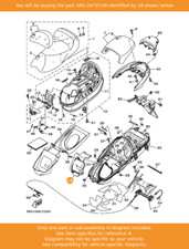 YAMAHA Lid 1, 5RU-2473T-00 OEM