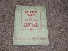 AUSTIN A 40 SERVICE MANUAL