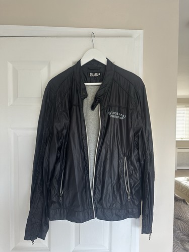 Firetrap black zip jacket - zip, up