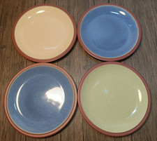 4 X Denby Juice Side Breakfast Salad Plates 18 Cm Across Mixed Colours (B12)