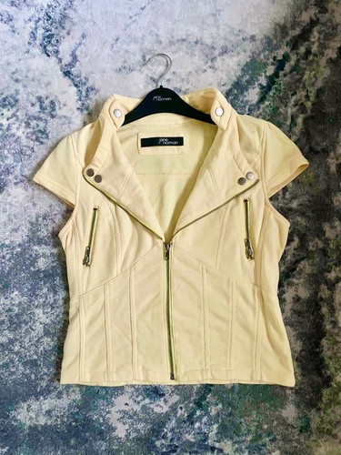 Jane norman short sleeve lemon - short,